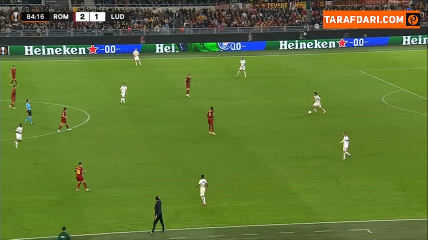 گل زیبای نیکولو زانیولو به لودوگورتس (آاس رم 3-1 لودوگورتس)