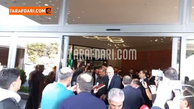 مراسم بدرقه تیم ملی به قطر / فیلم