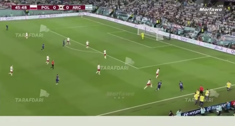 گل آلیستر به لهستان ( آرژانتین 1-0 لهستان )