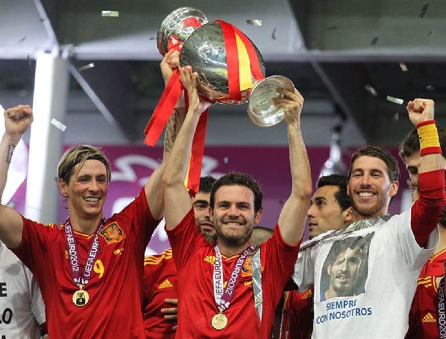 کسب قهرمانی جام ملت های اروپا 2008، راموس در کنار تیم ملی اسپانیا